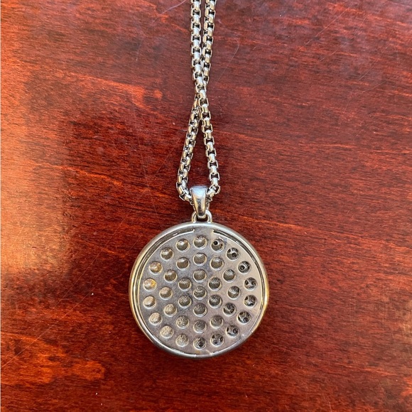 Sterling Silver made in Bali half moon necklace - Picture 3 of 4